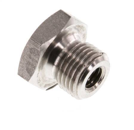 M5 x G 1/8'' F/M Anillo reductor de acero inoxidable 40 Bar