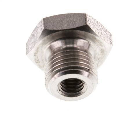 M5 x G 1/8'' F/M Anillo reductor de acero inoxidable 40 Bar