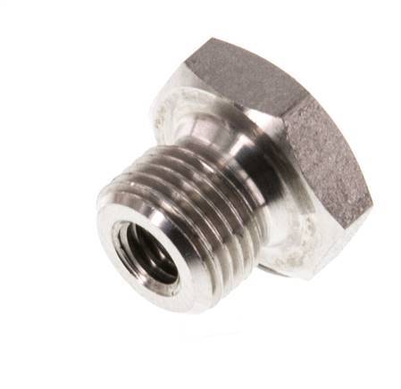 M5 x G 1/8'' F/M Anillo reductor de acero inoxidable 40 Bar