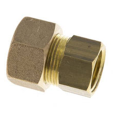 G 1/2'' x 18mm Racor de compresión recto de latón 67 Bar DIN EN 1254-2