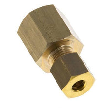 G 1/4'' x 5mm Racor de compresión recto de latón 150 Bar DIN EN 1254-2