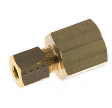 G 1/4'' x 5mm Racor de compresión recto de latón 150 Bar DIN EN 1254-2