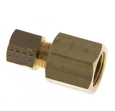 G 1/4'' x 5mm Racor de compresión recto de latón 150 Bar DIN EN 1254-2