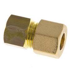 G 1/4'' x 10mm Racor de compresión recto de latón 95 Bar DIN EN 1254-2