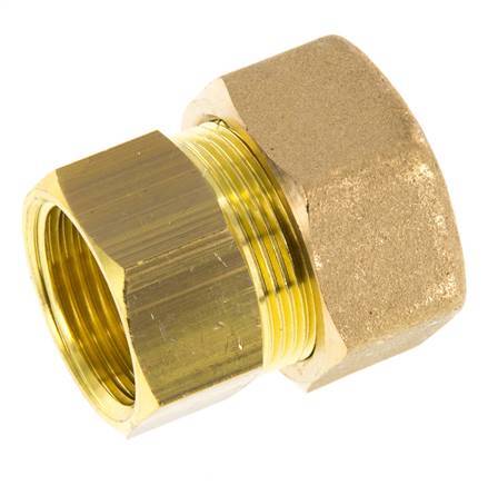 G 3/4'' x 22mm Racor de compresión recto de latón 54 Bar DIN EN 1254-2