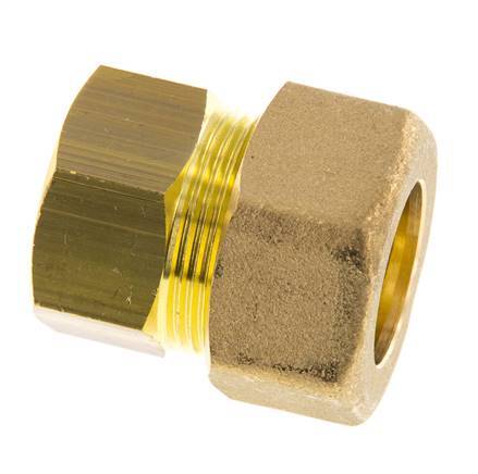G 3/4'' x 22mm Racor de compresión recto de latón 54 Bar DIN EN 1254-2