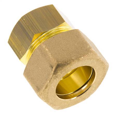 G 3/4'' x 22mm Racor de compresión recto de latón 54 Bar DIN EN 1254-2