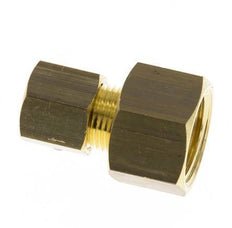 G 3/8'' x 8mm Racor de compresión recto de latón 135 Bar DIN EN 1254-2