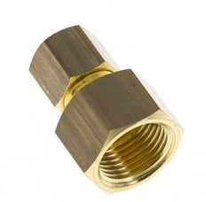 G 3/8'' x 8mm Racor de compresión recto de latón 135 Bar DIN EN 1254-2