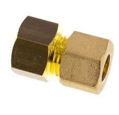 G 3/8'' x 10mm Racor de compresión recto de latón 95 Bar DIN EN 1254-2