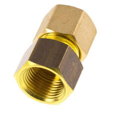 G 3/8'' x 10mm Racor de compresión recto de latón 95 Bar DIN EN 1254-2