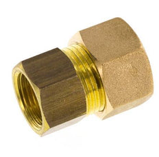 G 3/8'' x 14mm Racor de compresión recto de latón 89 Bar DIN EN 1254-2