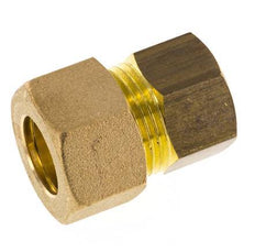 G 3/8'' x 14mm Racor de compresión recto de latón 89 Bar DIN EN 1254-2