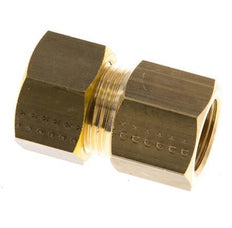 G 3/8'' x 15mm Racor de compresión recto de latón 82 Bar DIN EN 1254-2