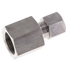 G 1/2'' x 10L Racor de compresión recto de acero inoxidable 315 Bar DIN 2353