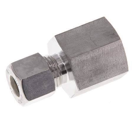 G 1/2'' x 10L Racor de compresión recto de acero inoxidable 315 Bar DIN 2353