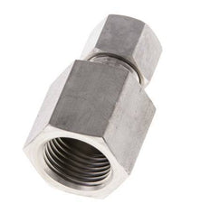 G 1/2'' x 10L Racor de compresión recto de acero inoxidable 315 Bar DIN 2353