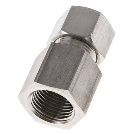 G 1/2'' x 12S Racor de compresión recto de acero inoxidable 630 Bar DIN 2353