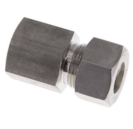 G 1/2'' x 15L Racor de compresión recto de acero inoxidable 315 Bar DIN 2353