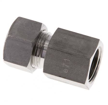 G 1/2'' x 15L Racor de compresión recto de acero inoxidable 315 Bar DIN 2353