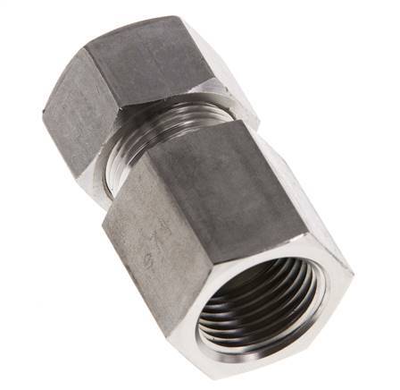 G 1/2'' x 15L Racor de compresión recto de acero inoxidable 315 Bar DIN 2353