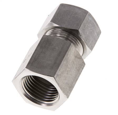 G 1/2'' x 15L Racor de compresión recto de acero inoxidable 315 Bar DIN 2353
