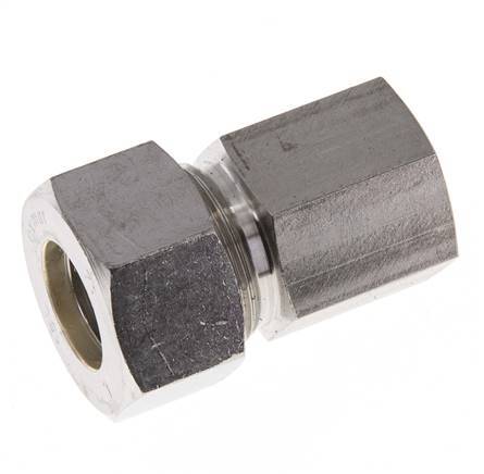 G 1/2'' x 18L Racor de compresión recto de acero inoxidable 315 Bar DIN 2353