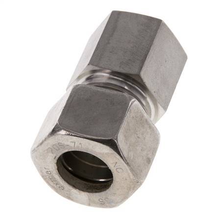 G 1/2'' x 20S Racor recto de acero inoxidable 400 Bar DIN 2353