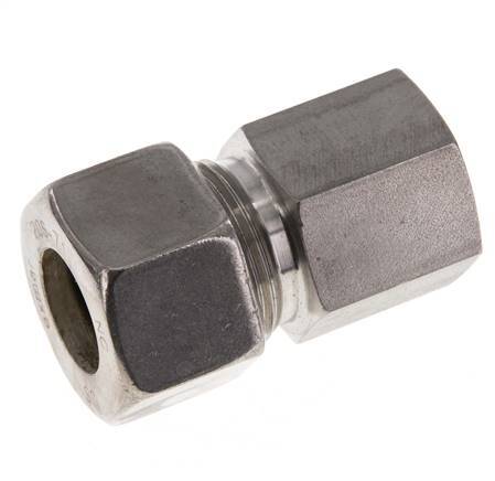 G 1/2'' x 20S Racor recto de acero inoxidable 400 Bar DIN 2353
