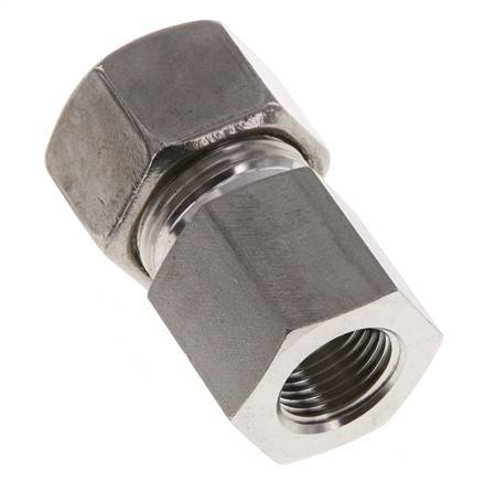 G 1/2'' x 20S Racor recto de acero inoxidable 400 Bar DIN 2353
