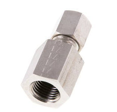 G 1/4'' x 6L Racor de compresión recto de acero inoxidable 315 Bar DIN 2353