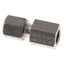 G 1/4'' x 6S Racor de compresión recto de acero inoxidable 630 Bar DIN 2353