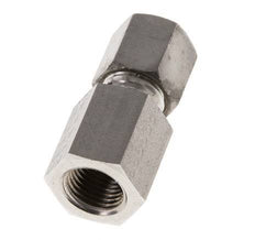 G 1/4'' x 6S Racor de compresión recto de acero inoxidable 630 Bar DIN 2353