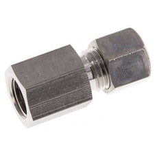 G 1/4'' x 8L Racor de compresión recto de acero inoxidable 315 Bar DIN 2353