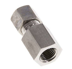 G 1/4'' x 8L Racor de compresión recto de acero inoxidable 315 Bar DIN 2353