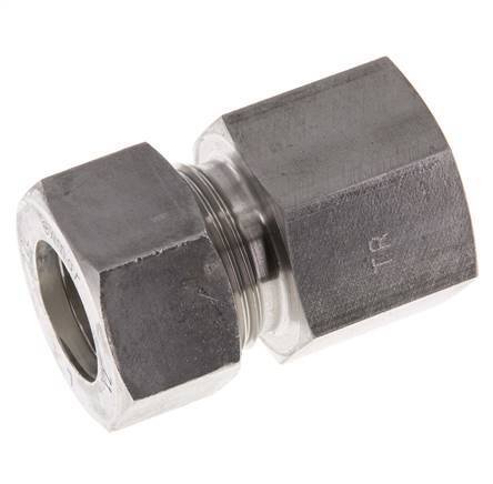 G 3/4'' x 22L Racor de compresión recto de acero inoxidable 160 Bar DIN 2353