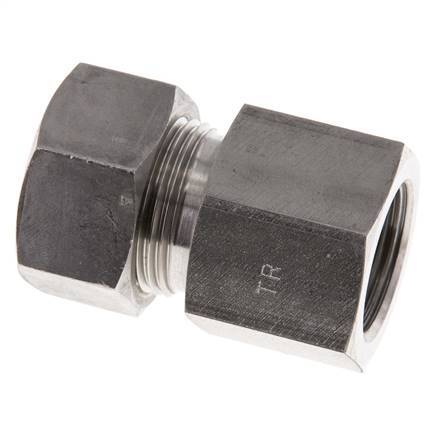 G 3/4'' x 22L Racor de compresión recto de acero inoxidable 160 Bar DIN 2353