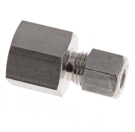 G 3/8'' x 8L Racor de compresión recto de acero inoxidable 315 Bar DIN 2353