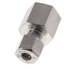 G 3/8'' x 8L Racor de compresión recto de acero inoxidable 315 Bar DIN 2353