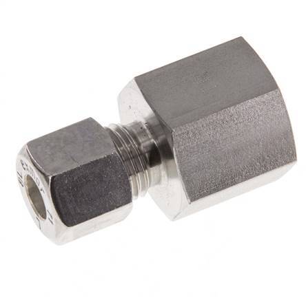 G 3/8'' x 8L Racor de compresión recto de acero inoxidable 315 Bar DIN 2353