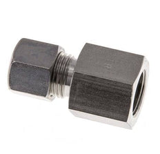 G 3/8'' x 10L Racor de compresión recto de acero inoxidable 315 Bar DIN 2353