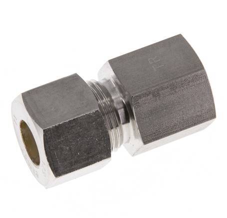 G 3/8'' x 12S Racor de compresión recto de acero inoxidable 630 Bar DIN 2353