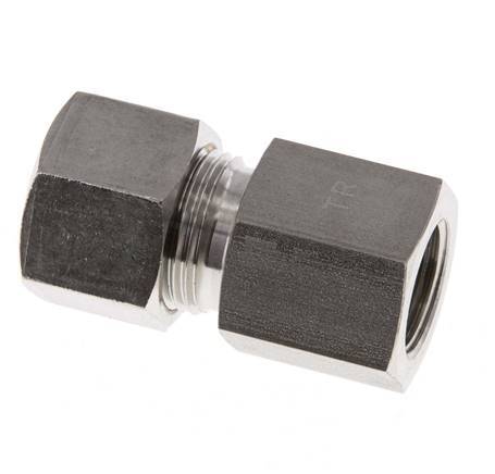 G 3/8'' x 12S Racor de compresión recto de acero inoxidable 630 Bar DIN 2353