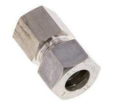 G 3/8'' x 15L Racor de compresión recto de acero inoxidable 315 Bar DIN 2353