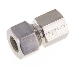 G 3/8'' x 15L Racor de compresión recto de acero inoxidable 315 Bar DIN 2353
