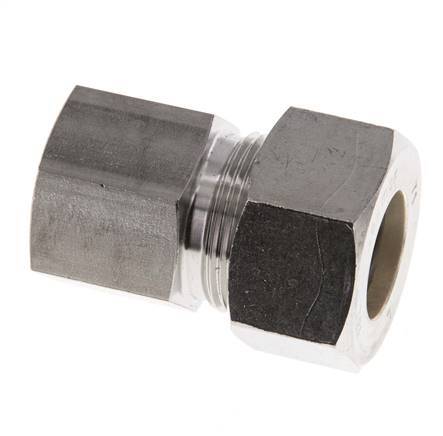 G 3/8'' x 18L Racor de compresión recto de acero inoxidable 315 Bar DIN 2353