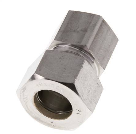 G 3/8'' x 18L Racor de compresión recto de acero inoxidable 315 Bar DIN 2353