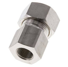 G 3/8'' x 18L Racor de compresión recto de acero inoxidable 315 Bar DIN 2353