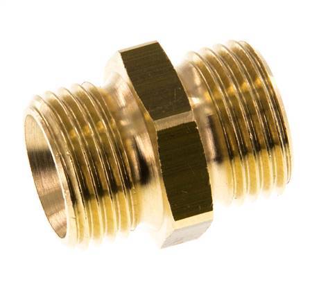 G 1/2'' Brass Double Nipple 16 Bar [2 Pieces]