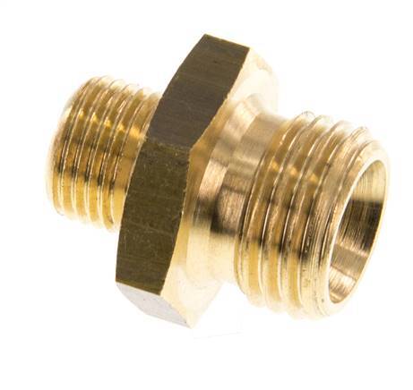 G 1/4'' x G 1/8'' Espiga doble de latón 16 Bar [5 Piezas]